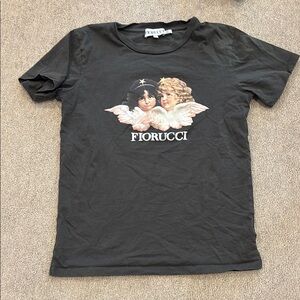 Fiorucci Dark Grey Graphic T-Shirt